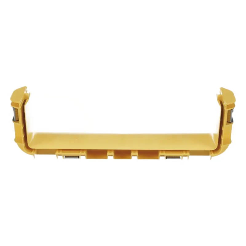 Union Recta "Cople", Para Canaleta FiberRunner™ 12X4, Color Amarillo