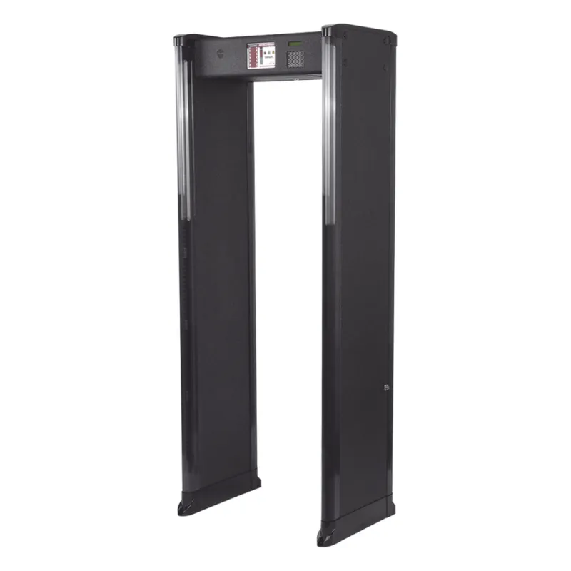 Arco Detector de Metales de 6 Zonas para Intemperie con Anclaje para Fijarse al Piso. Incluye Sensor IR para evitar falsas Alarmas / Certificado por la Administración Federal de Aviación de EE. UU. (FAA)