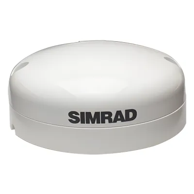 Antena GPS Simrad GS25 / Actualización Rápida de Posición / Precisión Consistente / Brújula Magnética Integrada / GPS, WAAS, EGNOS / Diseño Compacto / Resistente al Agua / Conectividad NMEA 2000®