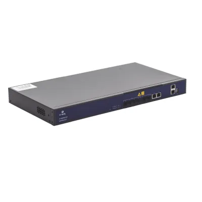 OLT de 4 puertos GPON con 4 puertos Uplink (2 puertos Gigabit Ethernet + 2 Puertos SFP+) , hasta 512 ONUS,