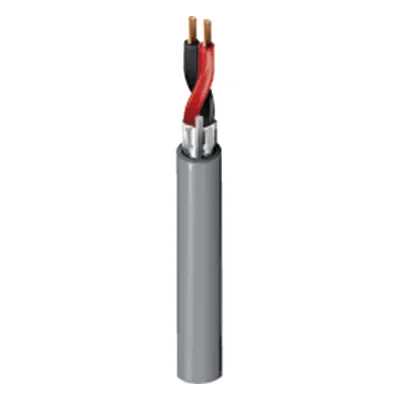Bobina de 305 m (1000 ft) / Cable para Alarma 2x16 AWG / Blindado / Riser / Gris