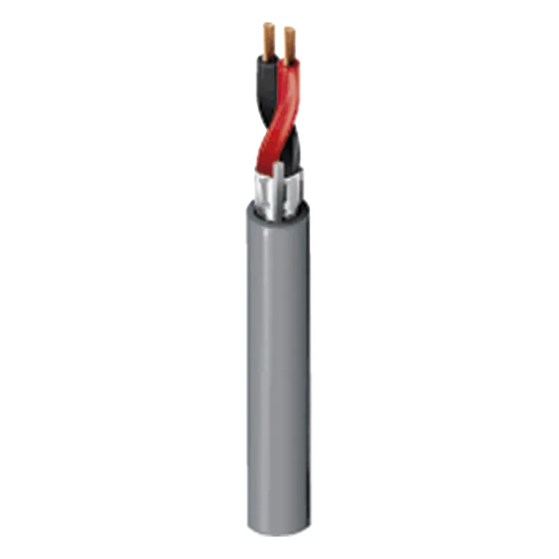Bobina de 305 m (1000 ft) / Cable para Alarma 2x16 AWG / Blindado / Riser / Gris