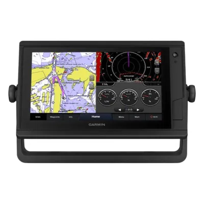 GPSMAP 922 PLUS / 9" WSVGA Táctil / 1024x600 px / GPS+GLONASS 10 Hz / IPX7 / 10-32V DC / Compatible Sondas Garmin / Mapas Garmin BlueChart LakeVü