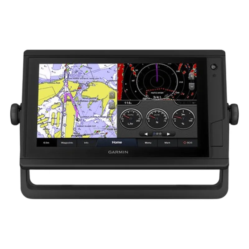 GPSMAP 922 PLUS / 9" WSVGA Táctil / 1024x600 px / GPS+GLONASS 10 Hz / IPX7 / 10-32V DC / Compatible Sondas Garmin / Mapas Garmin BlueChart LakeVü