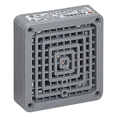Bocina Electromecánica Vibratone / Modelo 350 / Tono de Bocina / Ciclo de Trabajo 5 Minutos Encendida y 5 Minutos Apagada / Montaje en Caja Eléctrica / Control de Volumen Opcional