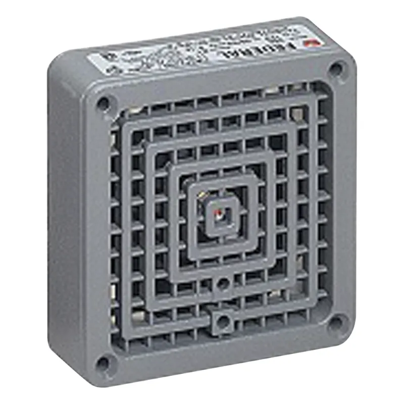 Bocina Electromecánica Vibratone / Modelo 350 / Tono de Bocina / Ciclo de Trabajo 5 Minutos Encendida y 5 Minutos Apagada / Montaje en Caja Eléctrica / Control de Volumen Opcional