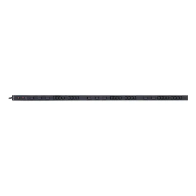 PDU Básico para Distribución de Energía, Entrada 200-230 Vca NEMA L6-30P, Con 24 Tomas C13 y 8 C19, de Instalación Vertical, 30 Amp, 220 Vca