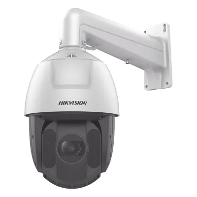 PTZ IP 4 Megapixel / 25X Zoom / 150 mts IR / DARKFIGHTER / ACUSENSE (Evita Falsas Alarmas) / Exterior IP66 / WDR 120 dB / PoE+ / Alarmas y Audio I/O / Micro SD / Metal / 24 VCA