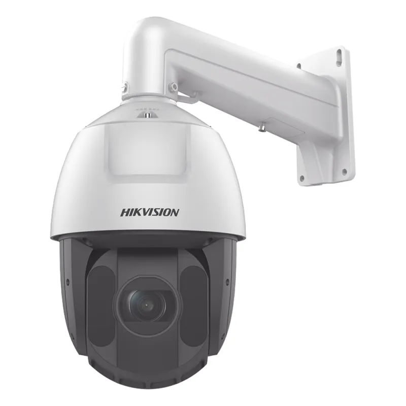 PTZ IP 4 Megapixel / 25X Zoom / 150 mts IR / DARKFIGHTER / ACUSENSE (Evita Falsas Alarmas) / Exterior IP66 / WDR 120 dB / PoE+ / Alarmas y Audio I/O / Micro SD / Metal / 24 VCA
