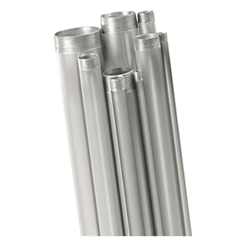 Tubo conduit rígido de aluminio de 3” (76.2 mm) de 3.05 mts con cople.