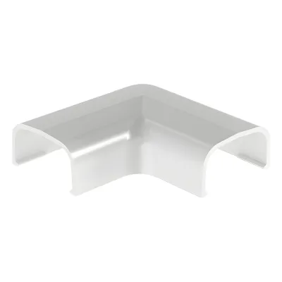 Conexión en ángulo recto "L", para uso con canaleta LD5, material ABS, Color Blanco