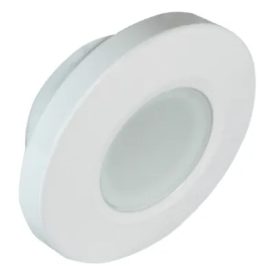 Luz led marina serie Orbit, emite luz de colores blanco, rojo, azul y morado de 210 lúmenes, para uso interior o exterior, fabricado bajo norma de protección IP67.