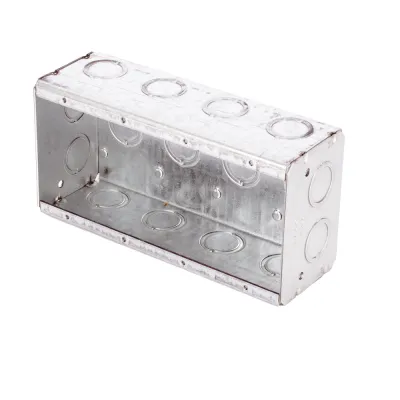 Caja Multigang de 4 Gangs,/ Profundidad de 2-1/2"/ 20 TKO (1/2"- 3/4").