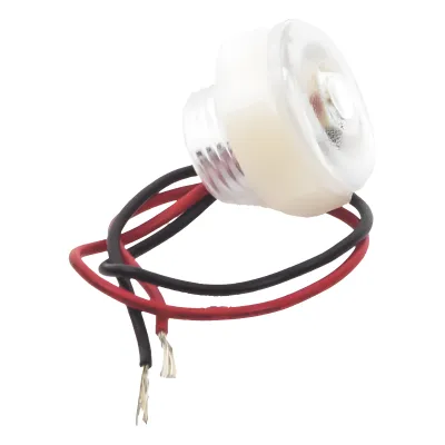 Luz led marina de cortesía serie Newt, emite luz de color blanco de 45 lúmenes, para uso exterior e interior, fabricado bajo norma de protección IP67.