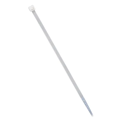 Cincho de plástico, Color Natural, 4.8 x 370 mm, Ideal para sujeción de cables (Bolsa con 100 piezas)