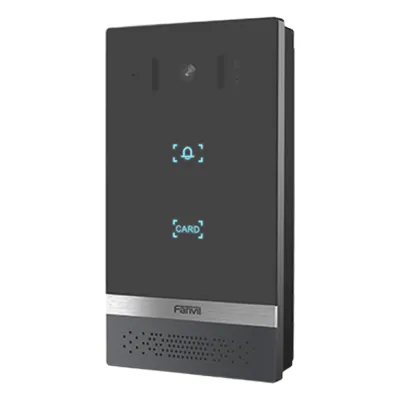 Videoportero SIP i61, 2 relevadores con botón para llamada, anti-vandálico, IP66 y IK07, PoE, Botón touch