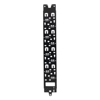 Panel Administrador de Cables Vertical para Gabinete FlexFusion™ de 42RU, Acepta Anillos en D, Anillos S1DR, S2DR y L; S1LR, S2LR, Color Negro