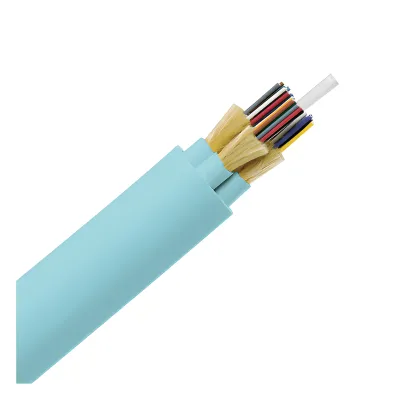 Cable de Fibra Óptica de 48 Hilos, Multimodo OM4 50/125 Optimizada, Interior, Tight Buffer 900um, No Conductiva (Dieléctrica), OFNR (Riser), Precio Por Metro
