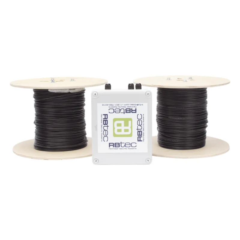 MICALERT Cable Sensor para Paredes, Rejas Rigidas o barandales / 2 zonas de 305 metros / 610 Metros de Protección Total/Tarjeta LPU400/Calibración via software