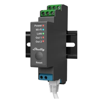 Relevador / Interruptor WIFI/ Industrial y residencial inteligente / Hasta 16A / Soporta Google /Alexa / Nube P2P y control Local / 2 canales y puerto ethernet