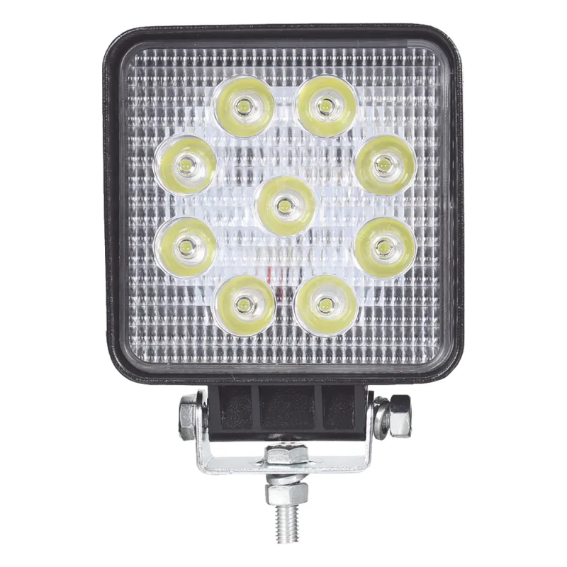 Luz de trabajo de 9 LED , 2300 Lúmenes, 27 Watts, 10-30 Vcc, IP67