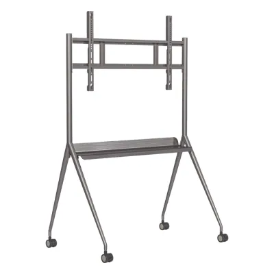 Montaje de Piso Móvil para Pantallas de 55" hasta 75" / Compatible con VESA / Incluye Soporte para la Pantalla