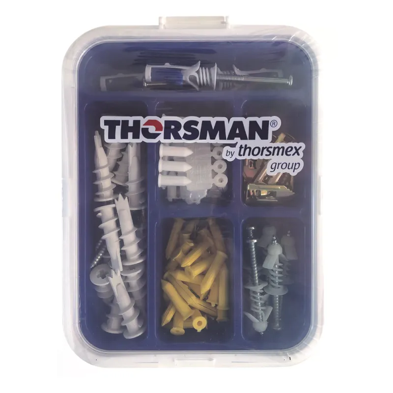 Kit para Sistemas de Fijación en Yeso, Muros Falsos, Tabique hueco, Uso en interiores (91 piezas)
