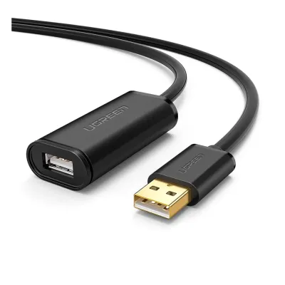 Cable de Extensión Activo USB 2.0 / 5 Metros / Macho-Hembra / Booster individual FE1.1S incorporado / Velocidad de hasta 480 Mbps / Ideal para impresoras, consolas , Webcam, etc.