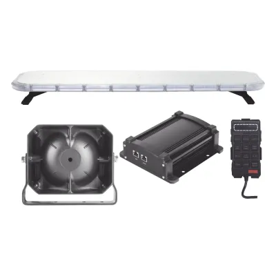 Kit básico para equipamiento de unidades de Seguridad Pública con Sirena Mono-mando