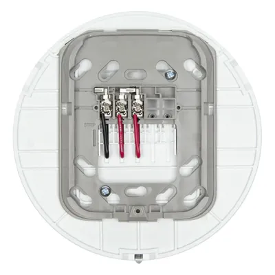 Base audiovisual inalámbrica direccionable para montaje en techo, color blanco, línea SWIFT compatible con paneles Fire-Lite