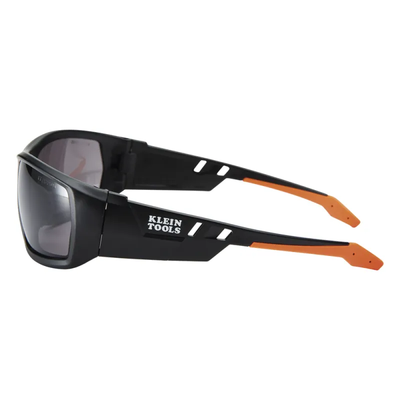 Gafas de seguridad profesionales, marco completo, cristales grises