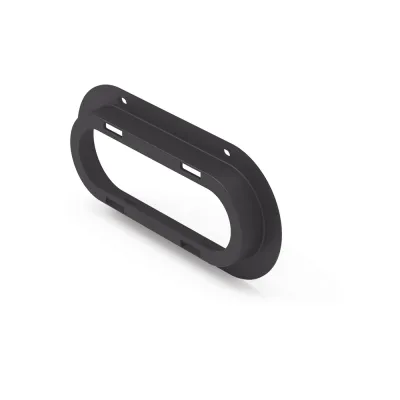 Brida de Policarbonato, Color Negro, Accesorio para Plafón Serie ED3060