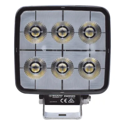 Luz de Trabajo de 6 LED, 2800 lumenes, 12-24 VCD