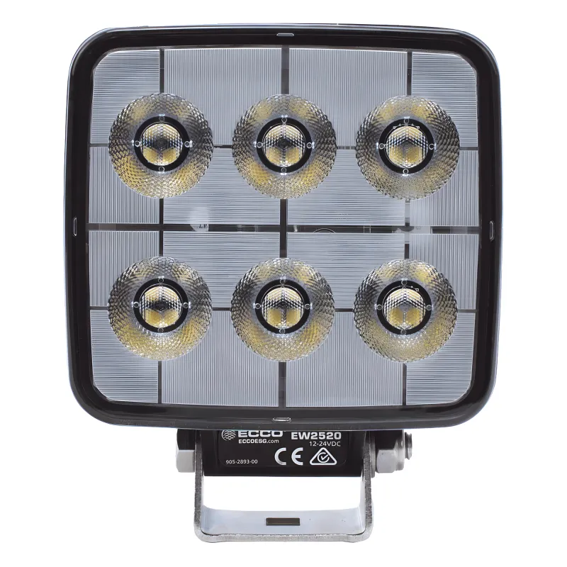 Luz de Trabajo de 6 LED, 2800 lumenes, 12-24 VCD