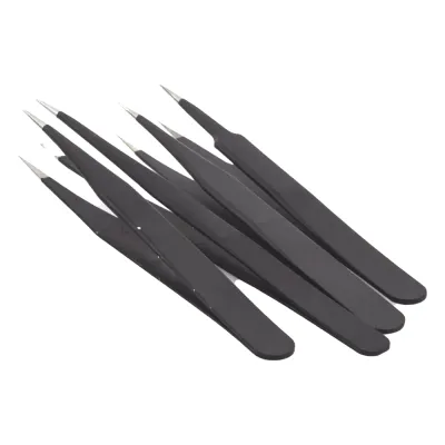 Juego de 4 Pinzas Antiestáticas.