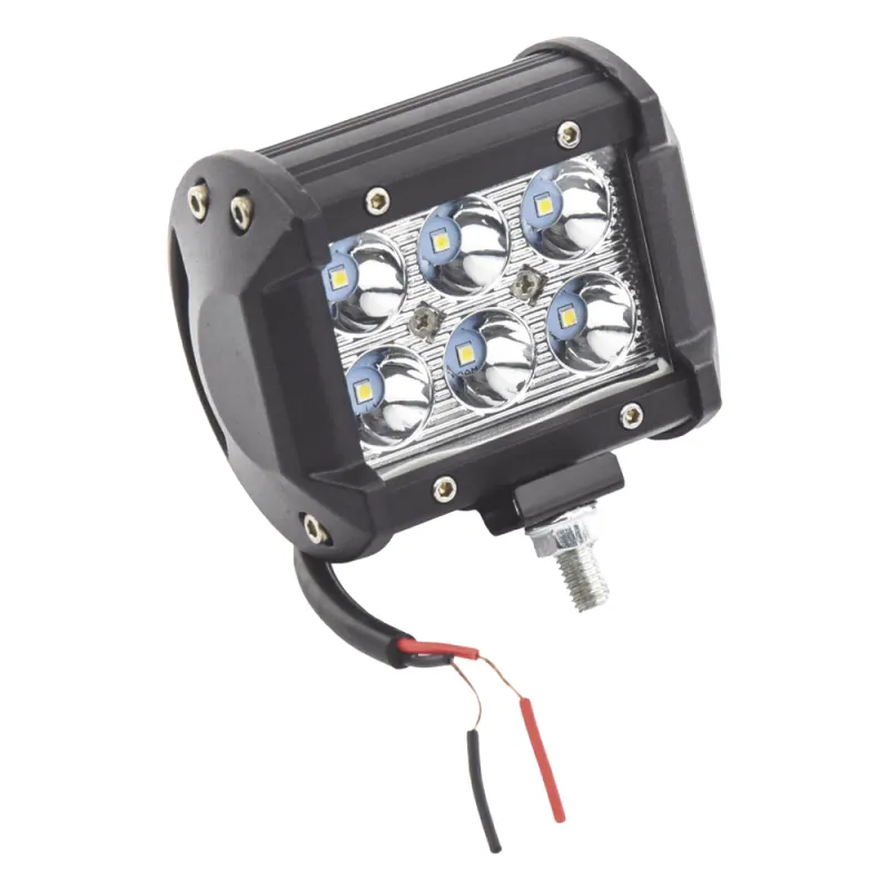 Luz de Trabajo de 6 LED, 1500 Lúmenes, 9 Watts, 10-30 Vcc, IP67, 4 pulgadas