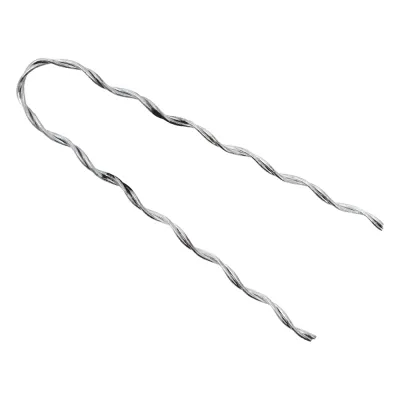 Remate Preformado para Fibra Óptica Mini Figura 8, Span 80 m, para mensajero de acero con diámetro Φ 1.6 mm - 1/16"