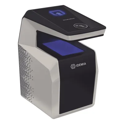 Lector de huella MorphoWave Compact /Prox HID/iClasss/Mifare/Desfire card reader and HID Mobile Access