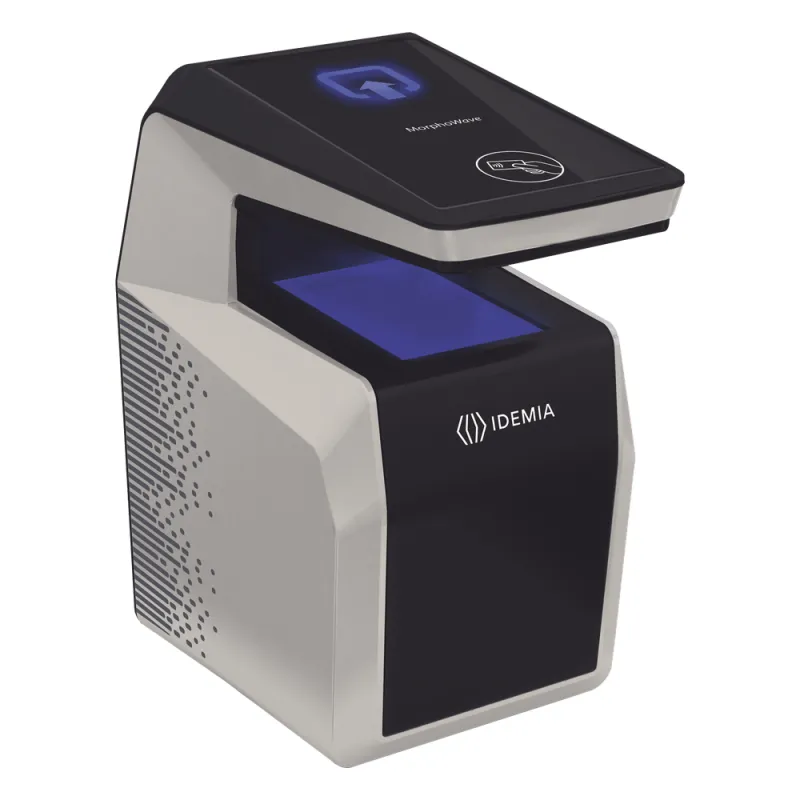 Lector de huella MorphoWave Compact /Prox HID/iClasss/Mifare/Desfire card reader and HID Mobile Access