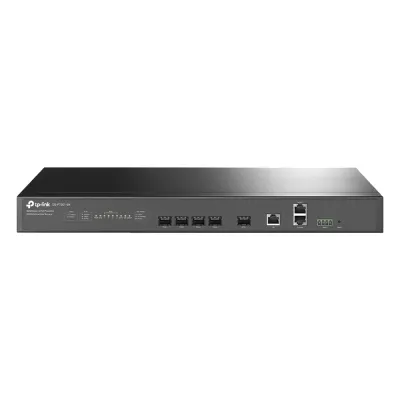 Delta Stream - OLT de 4 puertos GPON / Conexión de hasta 512 ONUs / 1 Puerto Gigabit RJ45 Uplink / 1 Puertos SFP+ Uplink / Fuentes Redundantes AC- DC (incluidas) / Administración desde la nube (DPMS)