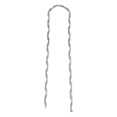 Remate Preformado para Fibra Óptica Figura 8, Span 100 m, para mensajero de acero con diámetro Φ 3.6 mm