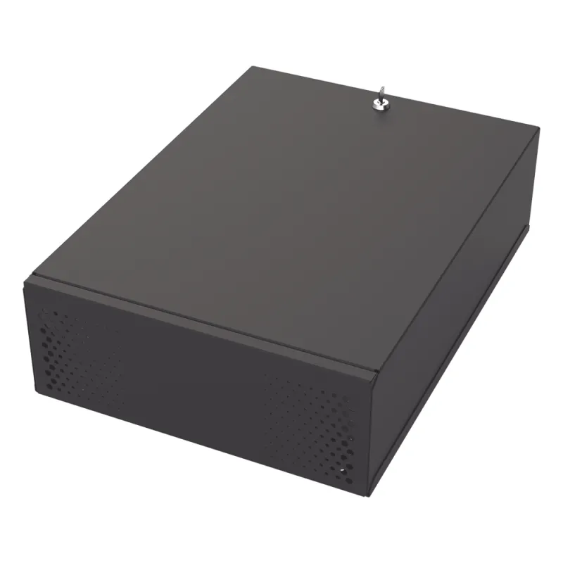 Gabinete Metálico para DVR/NVR con Chapa y llave.