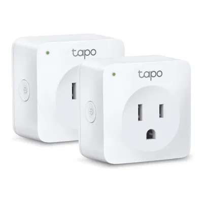KIT 2 Mini Smart Wi-Fi tomacorrientes / Control Remoto / Programación y Temporizador / Diseño Compacto / 2.4 GHz / carga máxima de 10 A / hasta 1200 W