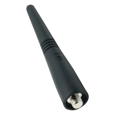 Antena UHF Helicoidal Recortada / 400-470 MHz / Ganancia 0 dBd (Unitaria) / Conector Rosca Monopolo / Radios Motorola EP450, DEP450, CP200, CP200D, PRO5150, GP300, HT1250, MTX850, DP1400