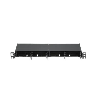 Panel de Distribución de Fibra Óptica, Acepta 12 Cassettes HD Flex en 6 Espacios, Hasta 144 Fibras, 1 UR