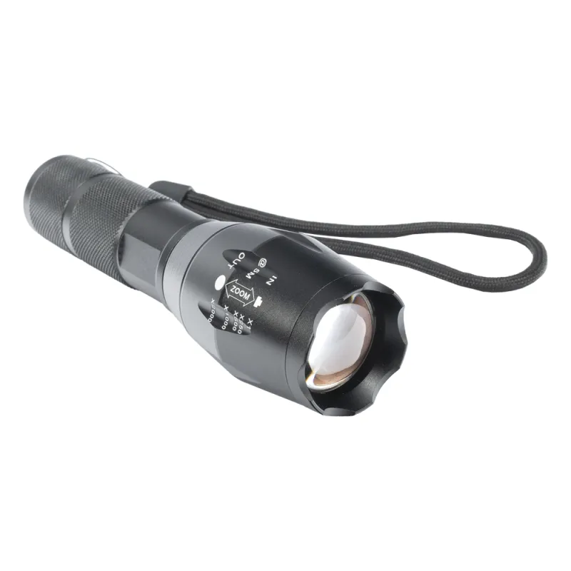Linterna LED de Aluminio, 800 Lúmenes, IPX4, Resistente al Agua