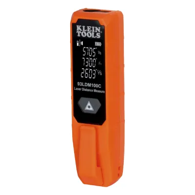 Medidor Compacto Láser de Distancias. Rango: 5.1 cm a 30.5 m / Opción cm o pulg. o Combinado / Clip para Bolsillo.