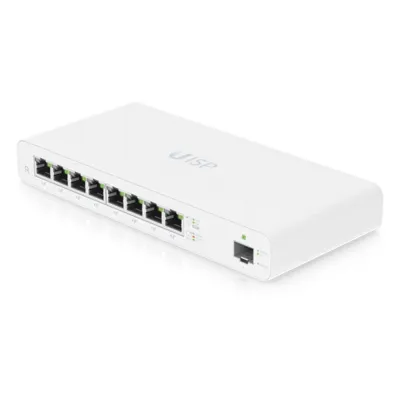 UISP Router (UISP-R) – Router Gigabit para ISP con 8 Puertos PoE Pasivo, 1 SFP, y Rendimiento NAT de hasta 1 Gbps
