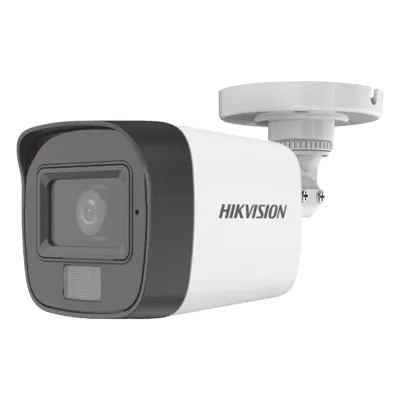 [Dual Light + ColorVu] Bala TURBOHD 2 Megapixel (1080p) / Lente 2.8 mm / 30 mts IR EXIR + 20 mts Luz Blanca / Micrófono Integrado / Gran Angular 101° / Exterior IP67 / 4 Tecnologías