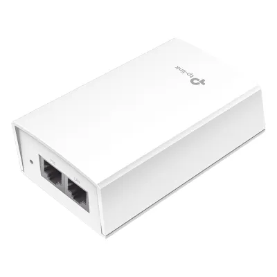 Inyector PoE Pasivo de 48V (24 Watts) / 2 puerto 10/100/1000 Mbps / Plug and Play / Montaje en Pared